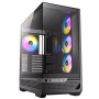 Gabinete Gamer Antec Constellation C7 ARGB - Media Torre - E-ATX-ATX/Micro ATX/Mini ITX - 4 Ventiladores - Panel Lateral - Negro - C7 ARGB