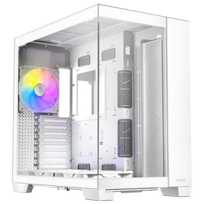Gabinete Gamer Antec Constellation C8 ARGB WHITE - Torre - E-ATX/ATX/Micro ATX/Mini ITX - 3 Ventiladores - Panel Lateral - Blanco - C8 ARGB WHITE