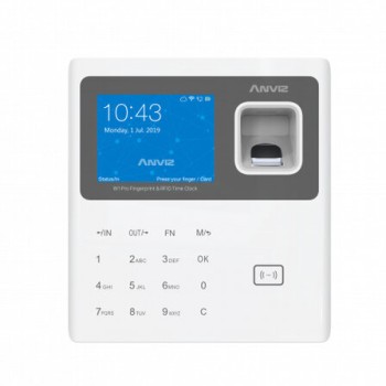 Control de Asistencia Biométrico Anviz W1 Pro - 2.8" - Wi-Fi - USB - 3,000 Usuarios - Blanco - W1PRO-WHITE