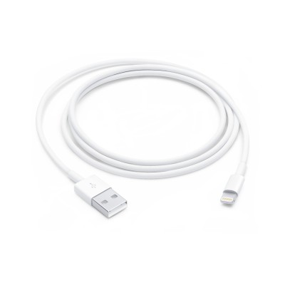 Cable Apple - Lightning a USB - 1M - Blanco - MUQW3AM/A