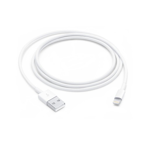 Cable Apple Lightning a USB 1 Metro Blanco Original Modelo MUQW3AM/A