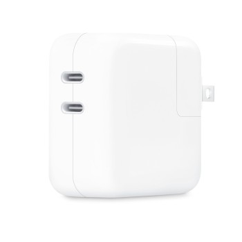 Adaptador de Corriente Apple MW2K3AM/A - 35W - USB-C - Blanco - MW2K3AM/A