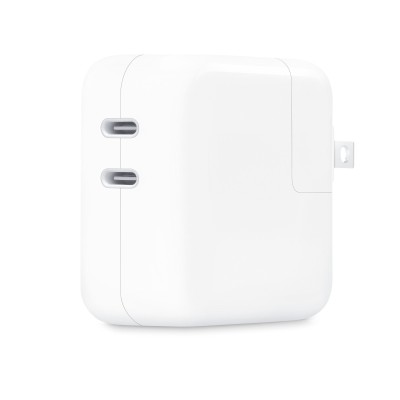 Adaptador de Corriente Apple MW2K3AM/A - 35W - USB-C - Blanco - MW2K3AM/A