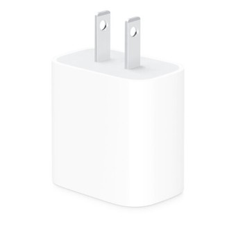 Adaptador de Corriente Apple 20W USB-C Carga Rápida Modelo MWVV3AM/A