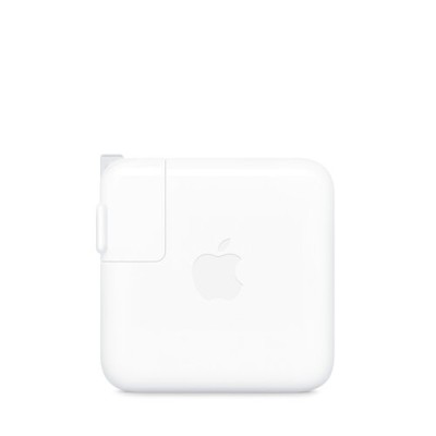 Adaptador de Corriente Apple MXN53AM/A - 70W - USB-C - Blanco - MXN53AM/A