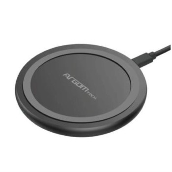 Cargador Inalámbrico ArgomTech 10W Micro USB Negro Modelo ARG-AC-0130BK