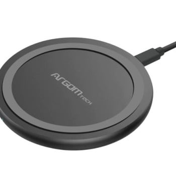 Cargador Inalámbrico ArgomTech Surface P2 - 15W Carga Rápida Qi - ARG-AC-0131BK Cargador Inalámbrico ArgomTech Surface P2 - 15W Carga Rápida Qi - ARG-AC-0131BK