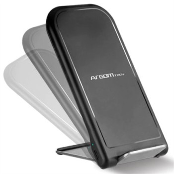 Cargador Inalámbrico ArgomTech ARG-AC-0140BK - 10W - Negro - ARG-AC-0140BK