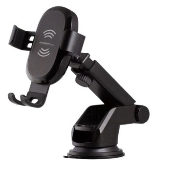 Soporte Cargador Inalámbrico ArgomTech Vortex M2 15W para Auto - ARG-AC-0161BK