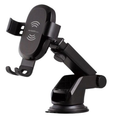 Cargador Inalámbrico ArgomTech Vortex M2 - 15W - Soporte para Smartphone - ARG-AC-0161BK