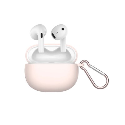 Auriculares ArgomTech Skeipods E55 - Inalámbrico - Bluetooth - Blanco - Estuche Rosa - ARG-HS-5055PK