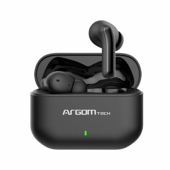 Auriculares ArgomTech Skeipods E85 - Inalámbrico - Bluetooth - Micrófono - Negro - ARG-HS-5085BK