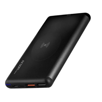 Power Bank ArgomTech ARG-PB-1156BK - 12000 mAh - USB-C - USB-A - Negro - ARG-PB-1156BK