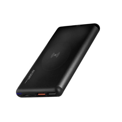 Power Bank ArgomTech ARG-PB-1156BK - 12000 mAh - USB-C - USB-A - Negro - ARG-PB-1156BK