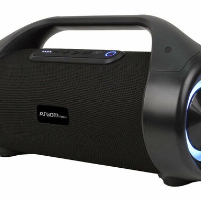 Bocina Portátil ArgomTech Radyon+ Beats - Inalámbrico - Bluetooth - Negro - ARG-SP-3137BK