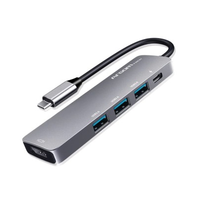 Docking Station ArgomTech One Axess - HDMI/USB - Plata - ARG-UB-0185