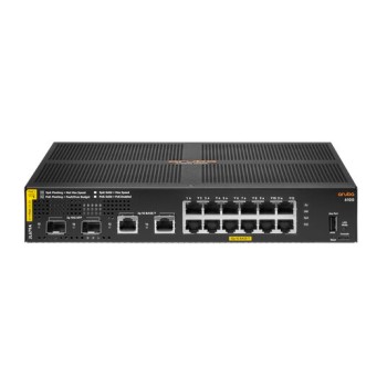 Switch Aruba 6100 - Gigabit Ethernet - 12 Puertos - 2 SFP - Gestionado - JL679A