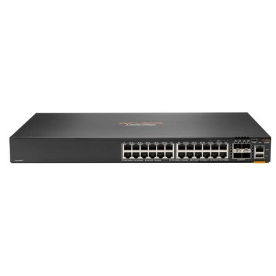 Switch Aruba CX 6200F - Gigabit Ethernet - 24 Puertos PoE - 4 SFP - Gestionado - JL725B