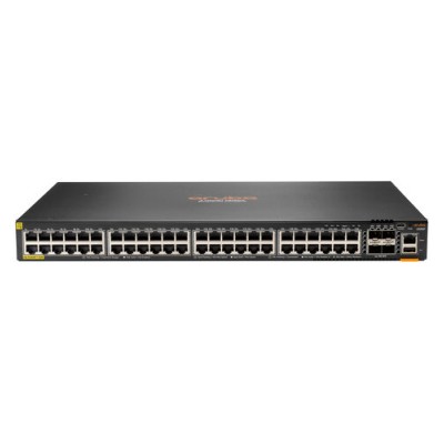 Switch Aruba 6200F - Gigabit Ethernet - 48 Puertos PoE - 4 SFP+ - Gestionado - JL727A