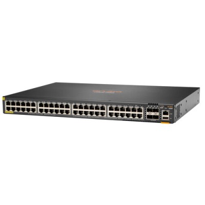 Switch Aruba 6200F - Gigabit Ethernet - 48 Puertos PoE - 4 Puertos SFP - Gestionado - JL727B