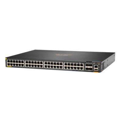 Switch Aruba 6200F - Gigabit Ethernet - 48 Puertos PoE - 4 Puertos SFP - Gestionado - JL727B