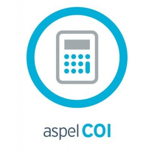 Actualización Aspel COI 10.0 - Sistema de Contabilidad - 1 Usuario - Licencia Física - Modelo COI1AN Actualización Aspel COI 10.0 - Sistema de Contabilidad - 1 Usuario - Licencia Física - Modelo COI1AN