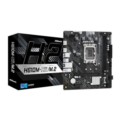Tarjeta Madre ASRock H610M-H2/M.2 - Socket 1700 - 2xDDR4 - 3200MHz - HDMI - Micro ATX - H610M-H2/M.2