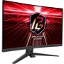 Monitor ASRock Phantom Gaming PG27F15RS1A - 27" - Full HD - 240Hz - DisplayPort - HDMI - Curvo - PG27F15RS1A