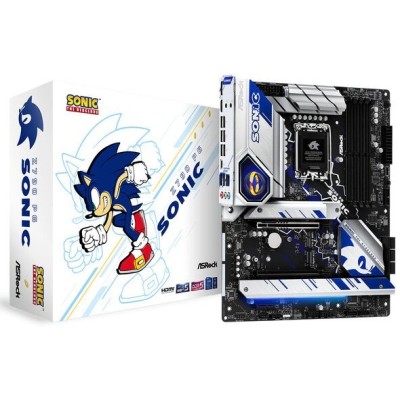 Tarjeta Madre ASRock Z790 PG SONIC - Socket 1700 - 4x DDR5 - 7200+(OC) MHz - HDMI - DisplayPort - USB-C - USB 2.0/3.2 - ATX - Z790 PG SONIC