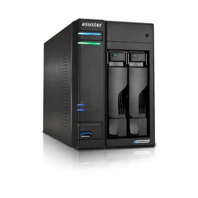 NAS Asustor Lockerstor 2 Gen2 - 4GB - 2 Bahías - RAID 1 - No Incluye Discos - AS6702T