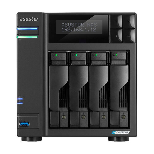 Sistema NAS Asustor LOCKERSTOR 4 Gen2 - 4 Bahías con Procesador Intel Celeron N5105 - AS6704T