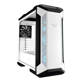 Gabinete Gamer ASUS TUF Gaming GT501 Blanco - Media Torre ATX con 4 Ventiladores