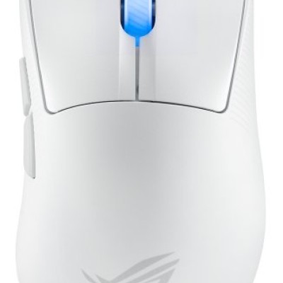 Mouse Gamer ASUS ROG Keris II Ace - Inalámbrico/Alámbrico - 5 Botones - Blanco - 90MP03N0-BMAA10
