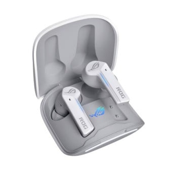 Auriculares ROG ASUS Gamer Cetra True Wireless con Estuche de Carga - Blanco - 90YH03X1-B5UA00