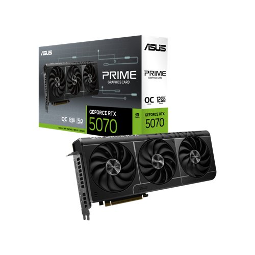 Tarjeta de Video ASUS PRIME GeForce RTX 5070 OC 12GB GDDR7 PCI-E 5.0 Tarjeta de Video ASUS PRIME GeForce RTX 5070 OC 12GB GDDR7 PCI-E 5.0