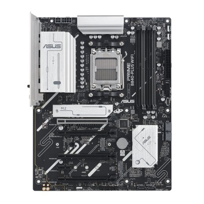 Tarjeta Madre ASUS PRIME B840-PLUS WIFI - Socket AM5 - 4xDDR5 - 7600+MHz (OC) - HDMI - DisplayPort - USB - ATX - PRIME B840-PLUS WIFI