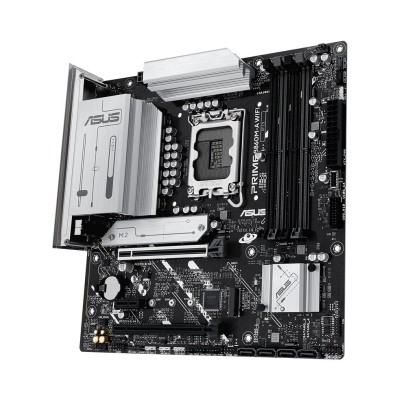 Tarjeta Madre ASUS PRIME B860M-A WIFI-CSM - Socket LGA1851 - 4xDDR5 - 8666+MHz(OC) - HDMI - DisplayPort - USB - MicroATX - PRIME B860M-A WIFI-CSM