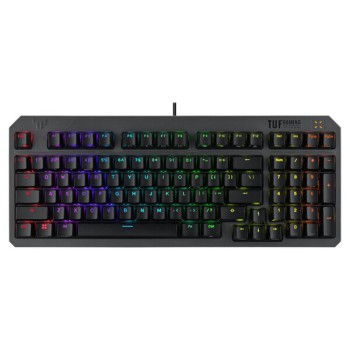 Teclado ASUS TUF K3 Gen II - Opto Mecánico Switch Rojo - Teclas Programables - RGB - Negro - RA07 TUF K3 GEN II/RD/CA/ABS