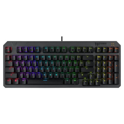 Teclado ASUS TUF K3 Gen II - Opto Mecánico Switch Rojo - Teclas Programables - RGB - Negro - RA07 TUF K3 GEN II/RD/CA/ABS