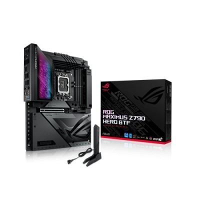 Tarjeta Madre ASUS ROG MAXIMUS Z790 HERO BTF - Socket 1700 - 4xDDR5 - 4800/6200(OC)/8000+(OC) MHz - HDMI - DisplayPort - ATX - ROG MAXIMUS Z790 HERO BTF