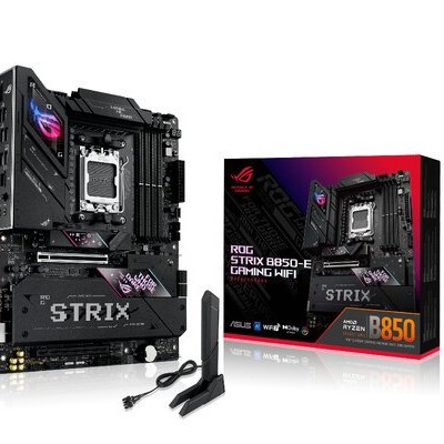 Tarjeta Madre ASUS ROG STRIX B850-E GAMING WIFI - Socket AM5 - 4x DDR5 - 8000+MHz (OC) - HDMI - DisplayPort - USB - ATX - ROG STRIX B850-E GAMING WIFI