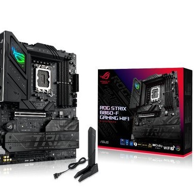Tarjeta Madre ASUS ROG STRIX B860-F GAMING WIFI - Socket LGA1851 - 4x DDR5 - 9066MHz (OC) - HDMI - DisplayPort - USB - ATX - ROG STRIX B860-F GAMING WIFI
