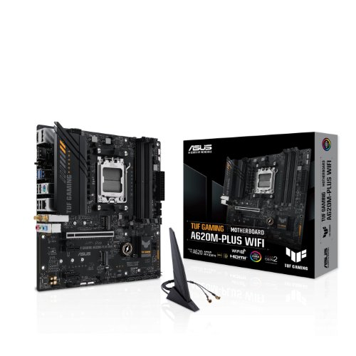 Tarjeta Madre ASUS TUF GAMING A620M-PLUS WIFI - Socket AM5 - DDR5 - Micro ATX