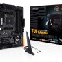Tarjeta Madre ASUS TUF GAMING B550M-PLUS WIFI II - Socket AM4 - 4xDDR4 - 2133/3200/4866(OC) MHz - HDMI - DisplayPort - USB 2.0/3.2 - Micro ATX - TUF GAMING B550M-PLUS WIFI II