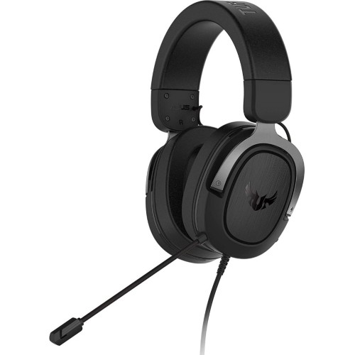 Diadema Gamer ASUS TUF Gaming H3 Gun Metal - Alámbrico - Micrófono Boom - 7.1 Canales