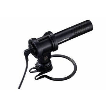 Micrófono Gamer AVerMedia Live Streamer MIC 133 - Alámbrico - 3.5mm - Negro - AM133