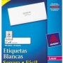 Etiqueta Avery 5261 - Blanca Permanente - Láser - 20 etiquetas por Hoja - 5261