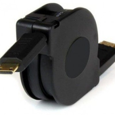 Cable HDMI Brobotix - 1.1Mts - Retráctil - Negro - 201135