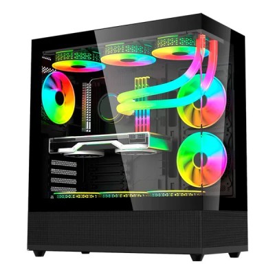 Gabinete Gamer Balam Rush Tank Super 9200 TB - Media Torre - ATX/Micro ATX/Mini ITX - 3 Ventiladores - Panel Lateral - Negro - BR-938723 Gabinete Gamer Balam Rush Tank Super 9200 TB - Media Torre - ATX/Micro ATX/Mini ITX - 3 Ventiladores - Panel Lateral - Negro - BR-938723