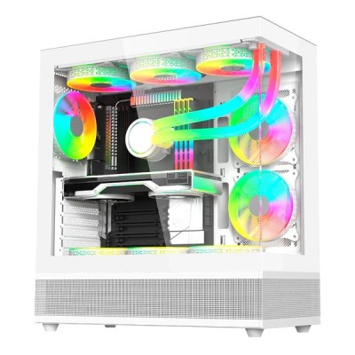 Gabinete Gamer Balam Rush Tank Super 9200 TB - Media Torre - ATX/Micro ATX/Mini ITX - 3 Ventiladores - Panel Lateral - Blanco - BR-938730 Gabinete Gamer Balam Rush Tank Super 9200 TB - Media Torre - ATX/Micro ATX/Mini ITX - 3 Ventiladores - Panel Lateral - Blanco - BR-938730